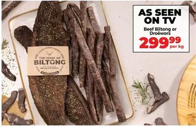 Lovers+ - Beef Biltong or Droëwors