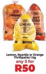 Lemon, Naartjie or Orange Thriftpacks