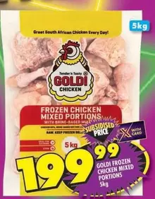 Goldi - FROZEN CHICKEN MIXED PORTIONS