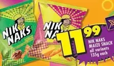 NIK NAKS MAIZE SNACK