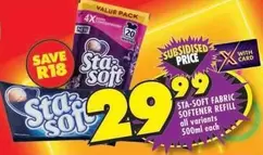 Sta-Soft - FABRIC SOFTENER REFILL