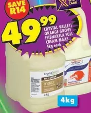 Crystal Valley - ISIBHAKELA FULL CREAM MAAS