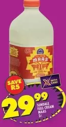 Sundale - FULL CREAM MAAS