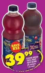 Clover - 100% FRUIT JUICE BLEND