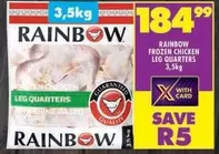 Rainbow - FROZEN CHICKEN LEG QUARTERS