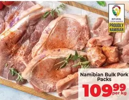 Namibian Bulk Pork Packs