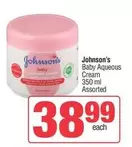 Johnson's - Baby Aqueous Cream