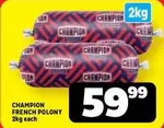 champion - FRENCH POLONY