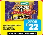 Cadbury - COUNTLINES CHOCOLATES