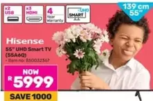 Hisense - 55 UHD Smart TV (55A6Q)