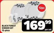 BLACK FOREST DINNER SET