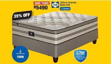Sealy - 152cm Grande Base Set