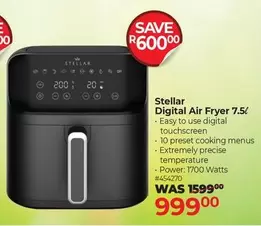 Digital Air Fryer 7.5/