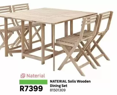 Solis Wooden Dining Set