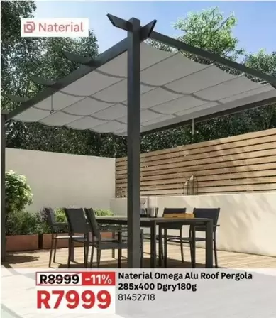 Omega -  Alu Roof Pergola