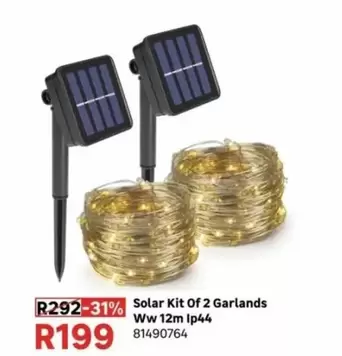 Solar Kit Of 2 Garlands