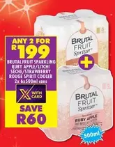 Apple - RUBY APPLE/LITCHI SECHE/STRAWBERRY ROUGE SPIRIT COOLER