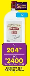 Smirnoff - 1818 ORIGINAL VODKA