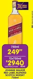 Johnnie Walker - RED LABEL BLENDED SCOTCH WHISKY