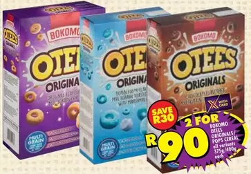 bokomo - OTEES ORIGINALS/ POPS CEREAL