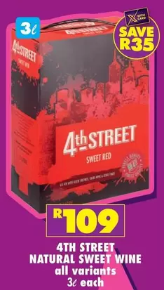 4th Street - NATURAL SWEET WINE