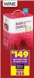 RAIN DANCE WINE
