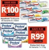 Aquafresh - Toothpaste, Bath Soap