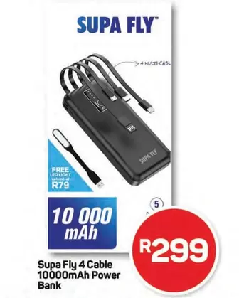 4 Cable 10000mAh Power Bank