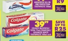 Aquafresh - ALL-IN-ONE PROTECTION TOOTHPASTE