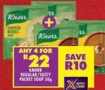 Knorr - REGULAR/TASTY PACKET SOUP 50g