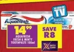 Aquafresh - FRESH & MINTY TOOTHPASTE