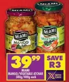 Miami - MANGO/VEGETABLE ATCHAR