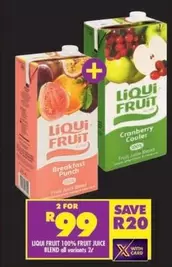 100% FRUIT JUICE BLEND