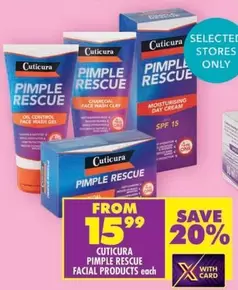 PIMPLE RESCUE FACIAL PRODUCTS