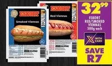 Eskort - RED/SMOKED VIENNAS