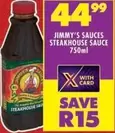 Jimmy's - Steakhouse Sauce