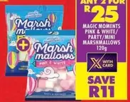 PINK & WHITE/ PARTY/MINI MARSHMALLOWS