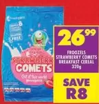 STRAWBERRY COMETS BREAKFAST CEREAL