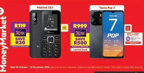 Mobicel - C2.1, Pop 7