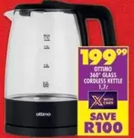 Ottimo - 360° GLASS CORDLESS KETTLE