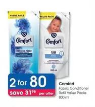 Comfort - Fabric Conditioner Refill Value Packs