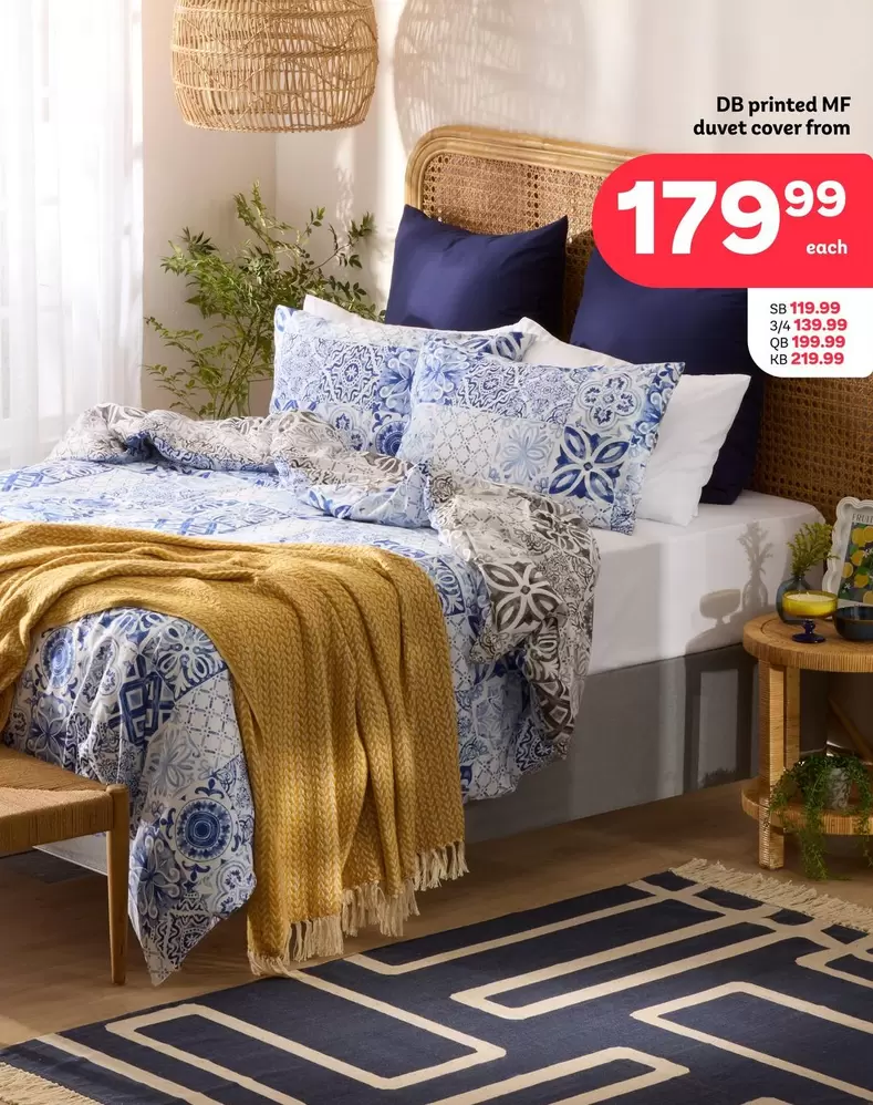 DB printed MF duvet cover