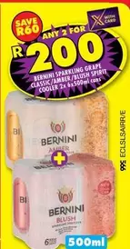 Bernini - SPARKLING GRAPE CLASSIC/AMBER/BLUSH SPIRIT COOLER