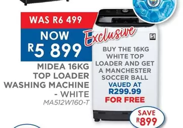 16KG TOP LOADER WASHING MACHINE