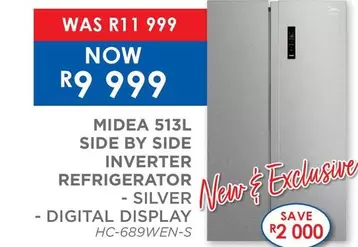 513L SIDE BY SIDE INVERTER REFRIGERATOR