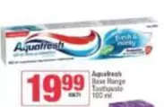Aquafresh - Base Range Toothpaste