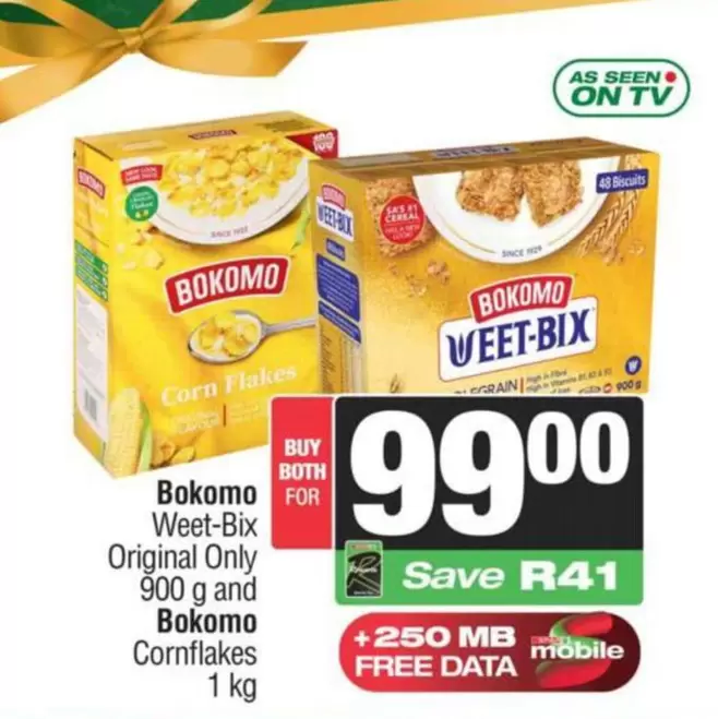 bokomo - Weet-Bix, Cornflakes