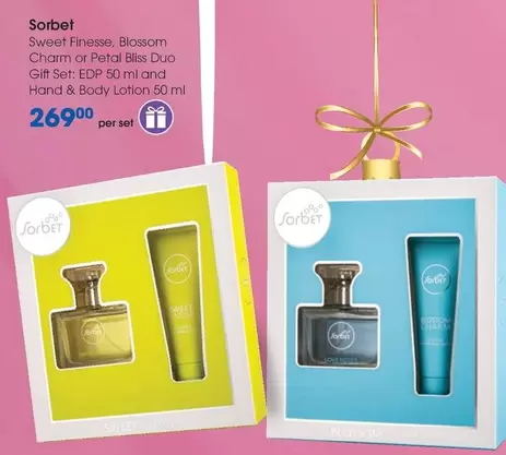 Blossom - Sweet Finesse,  Charm or Pefal Bliss Duo Gift Set