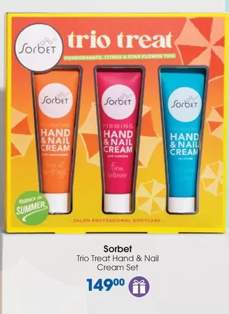 Trio Treat Hand & Nail Cream Set