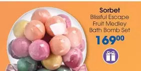 Blissful - Escape Fruit Medley Bath Bomb Set